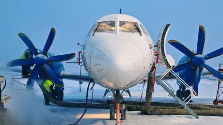 El nuevo avión turbohélice con piezas 100 % rusas conquista el frío extremo y domina las pistas heladas