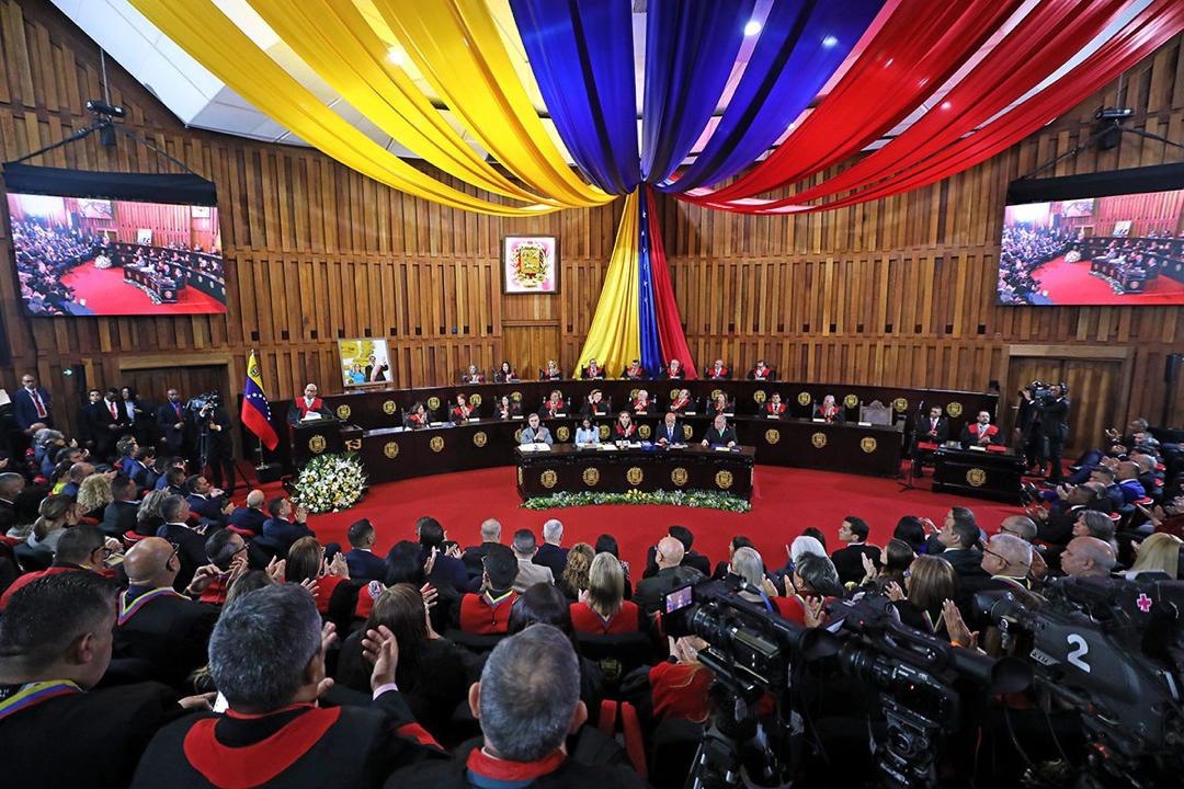 Magistrados durante la apertura del año judicial 2026