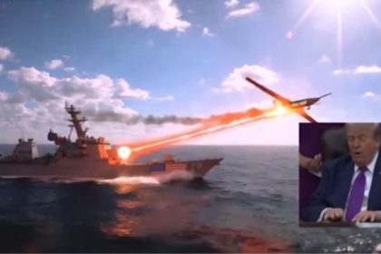 "Ba ba ba ba ba ba, ok, lo tenemos en la mira, fuego, ¡boom!": Trump publica un surrealista video
