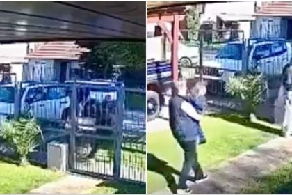Violento asalto: Roban el auto de una mujer frente a su hijo y a plena luz del día (VIDEO)