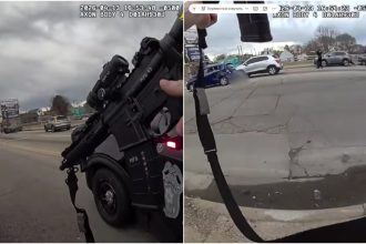 VIDEO POLICIAL: Tensa persecución termina en choque y balacera mortal