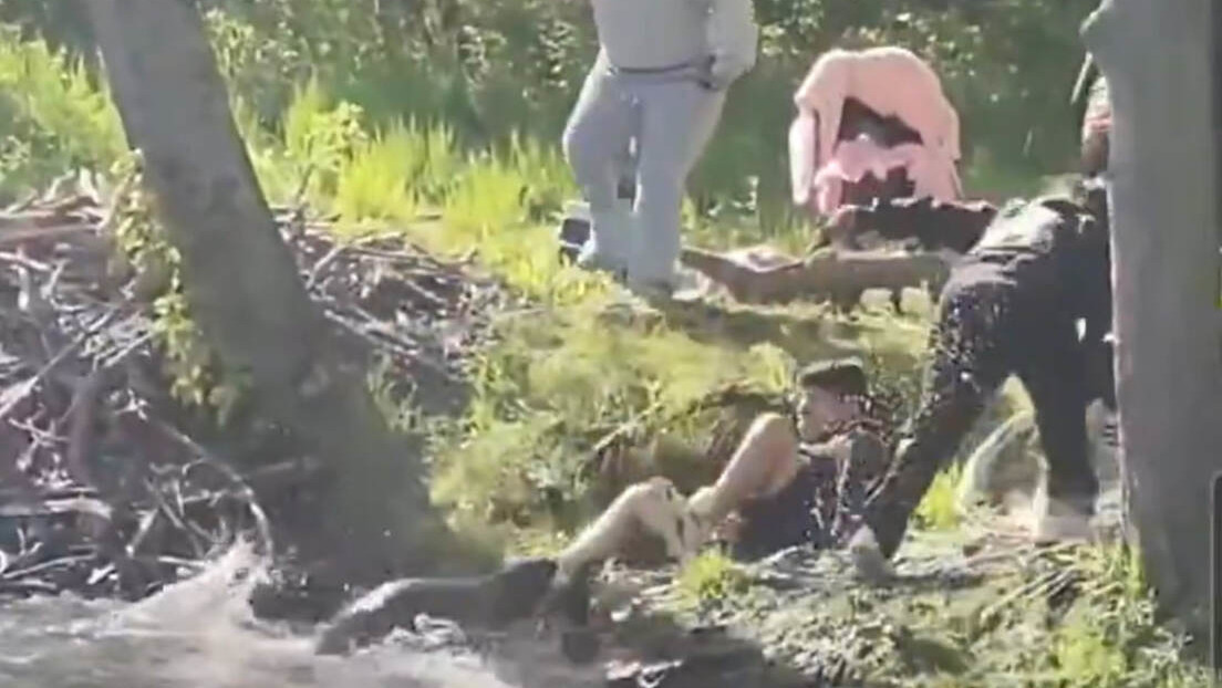 VIDEO: Un castor ataca a un niño mientras pesca en un lago
