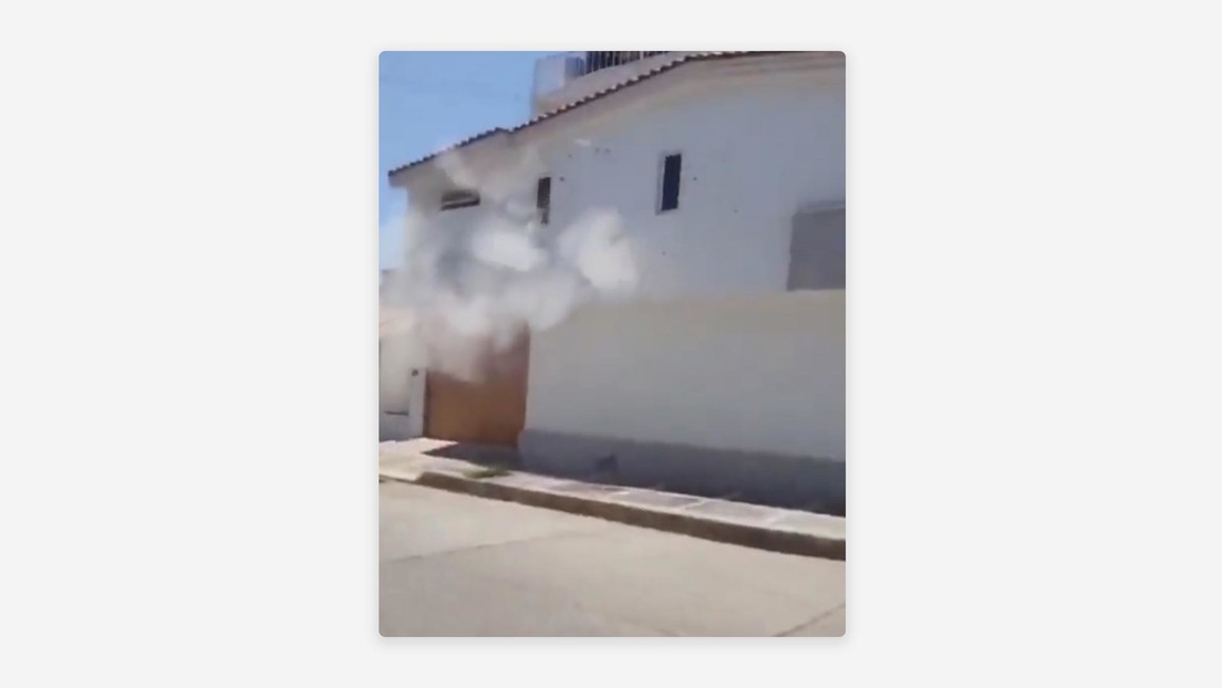 Momento exacto del ataque a balazos contra la vivienda del gobernador con licencia de Sinaloa