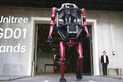 China presenta el primer robot 'mecha' transformable tripulado para uso civil (VIDEO)