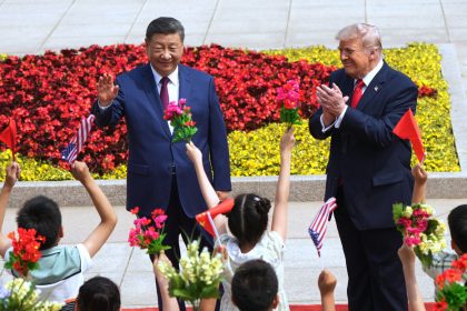 VIDEO: Grandiosa ceremonia de bienvenida que le da China a Trump