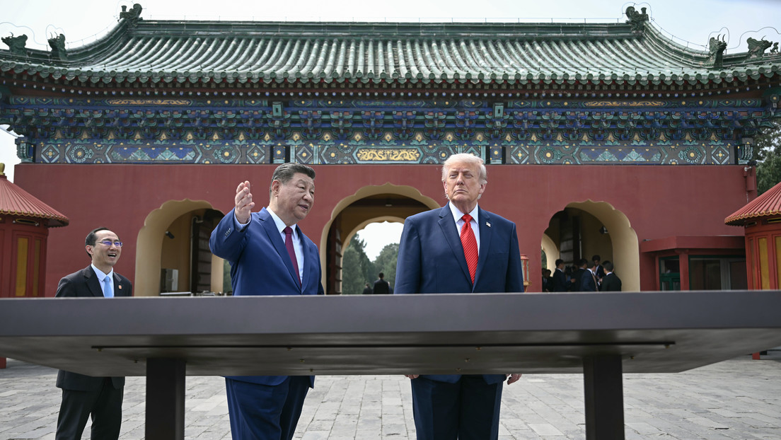 Trump visita el Templo del Cielo de Pekín tras su reunión con Xi (VIDEO)