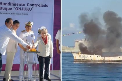 VIDEO: México envía un buque al fondo del mar con un sorprendente objetivo