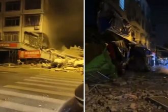 Víctimas, evacuación y destrozos, tras un terremoto en China (VIDEO)