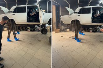 "El primer test salió bien": un mecánico ruso viraliza su Lada 'bailón'
