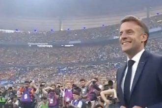 Macron recibe ensordecedor abucheo en final de fútbol en Francia (VIDEO)
