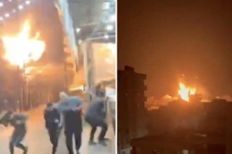 VIDEO: Momento del impacto de un misil israelí en un campo de refugiados en Gaza