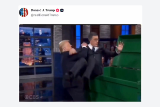 VIDEO: Trump 'tira a la basura' a un presentador opositor