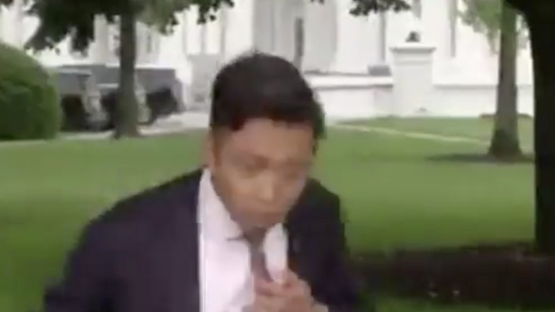 Reportero huye tras escuchar disparos cerca de la Casa Blanca (VIDEO)