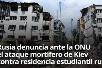 EN VIVO: Nebenzia ofrece una rueda de prensa sobre el ataque mortal de Ucrania contra jóvenes rusos