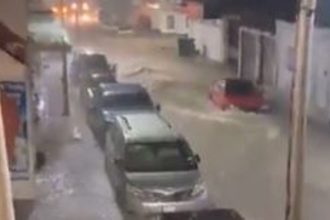 VIDEO: Fuertes lluvias convierten en ríos las calles de una ciudad en México