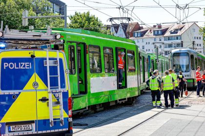 Varios heridos en una colisión entre dos tranvías en Alemania