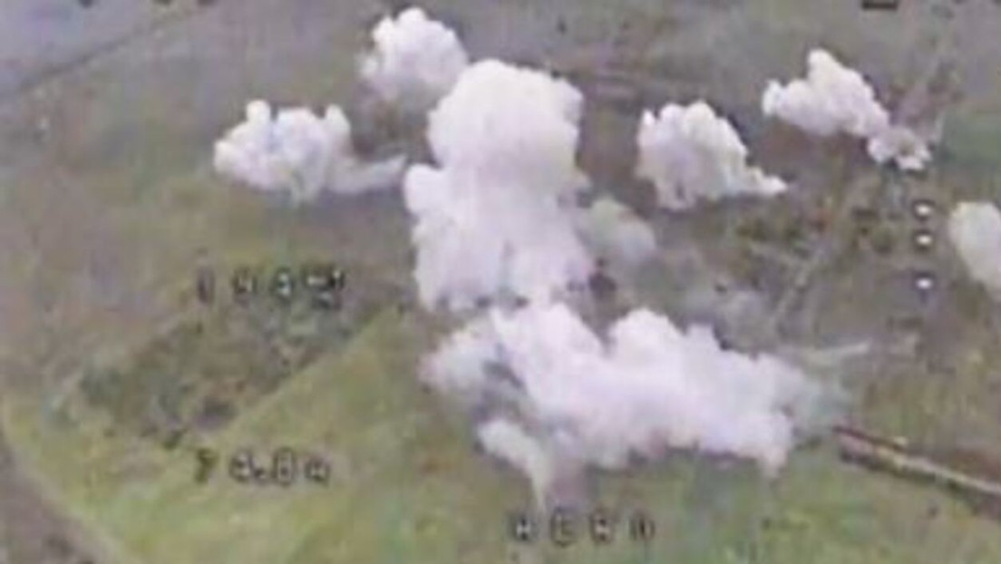 VIDEO: 'Sol abrasador' ruso reduce a cenizas refugios enemigos en el frente