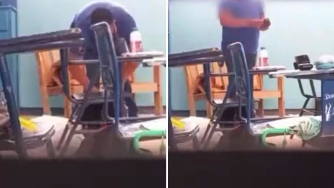 VIDEO: Alumnos instalan cámara en aula y descubren algo inaudito de su profesor de ética