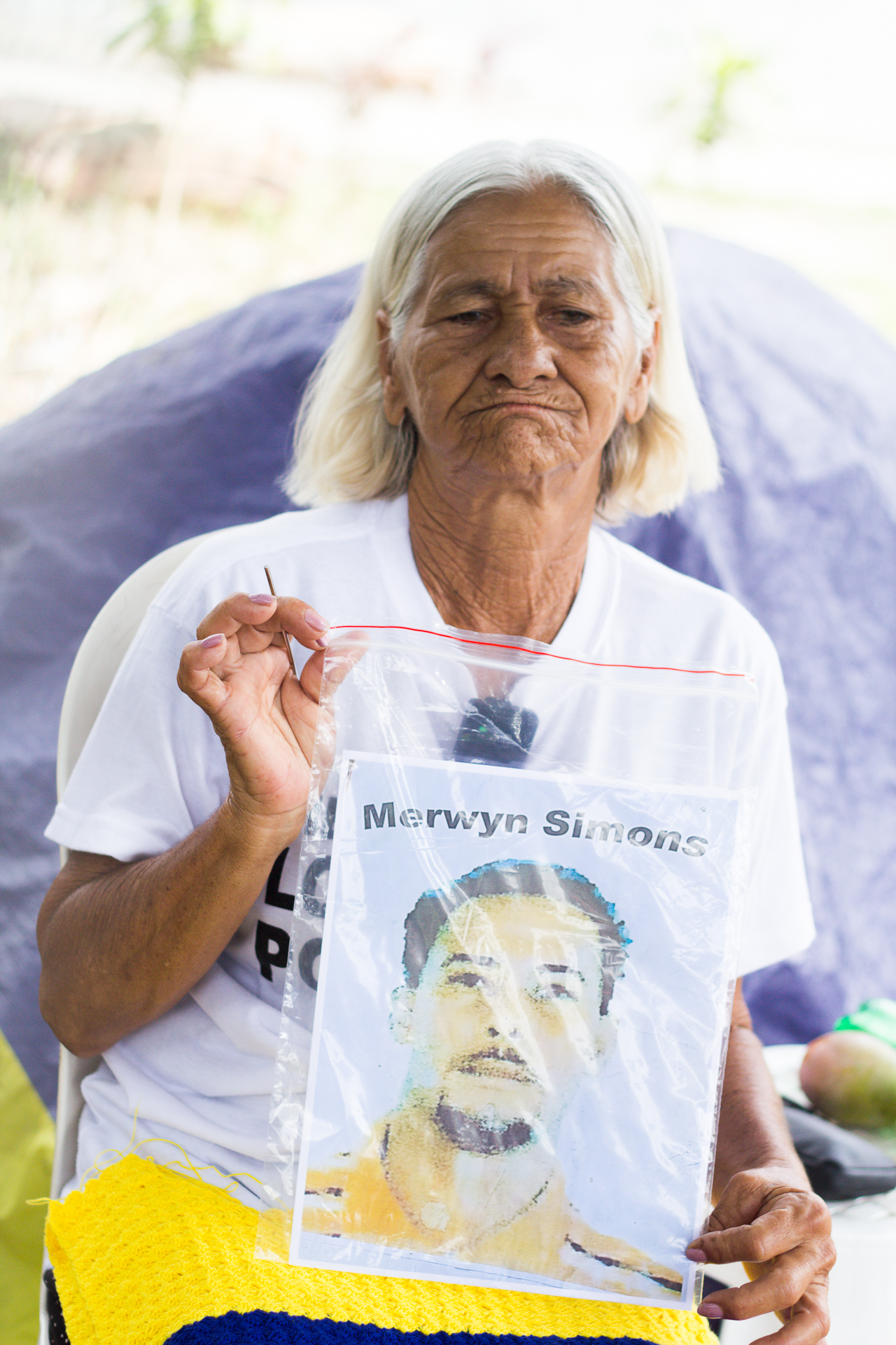 La madre de Meryns Simmons y Anyela en el Rodeo I | El Nacional/Ezequiel Carías