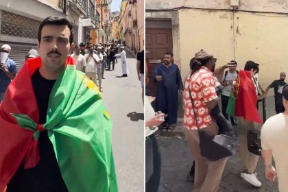 "Fuera de aquí, racista": Activista nacionalista denuncia agresión de inmigrantes (VIDEO)