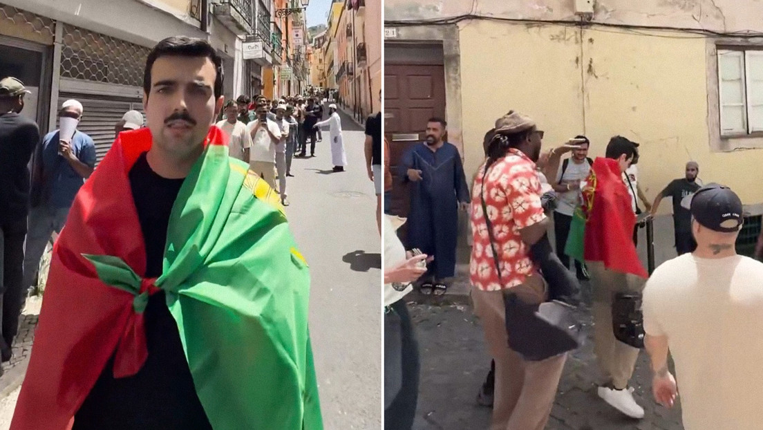 "Fuera de aquí, racista": Activista nacionalista denuncia agresión de inmigrantes (VIDEO)