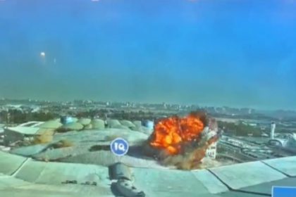 VIDEO: Momento exacto del impacto de un dron contra el aeropuerto de Kuwait