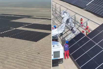 VIDEO: Así es cómo China utiliza robots para transformar un desierto en una "enorme" fuente de energía