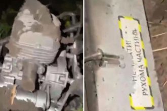 "Dron ucraniano" se estrella y explota en un país europeo