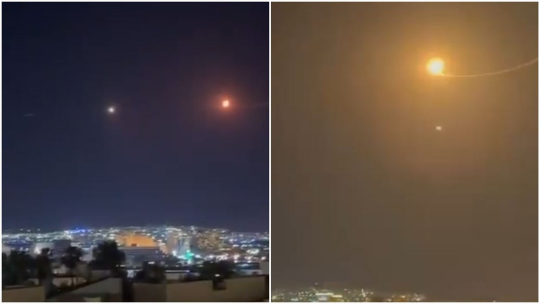 VIDEO: Israel bajo fuego de drones (VIDEO)