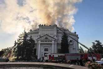 Ucrania ataca un museo en Sebastopol y "prácticamente destruye" una histórica pintura