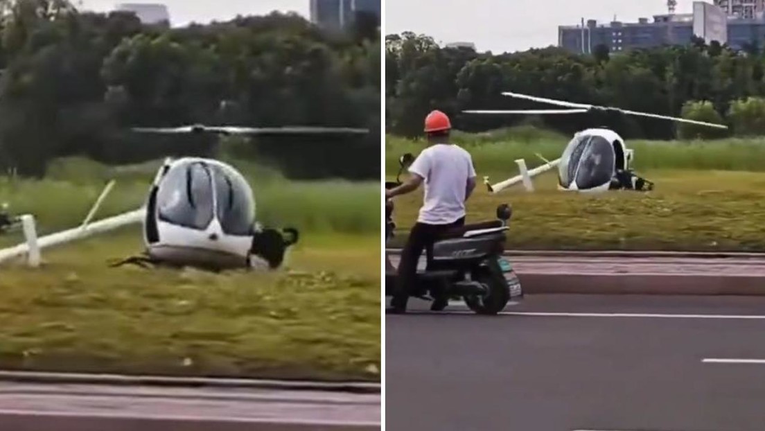 FUERTE VIDEO: Helicóptero se estrella y pasajeros son arrojados violentamente como muñecos de trapo
