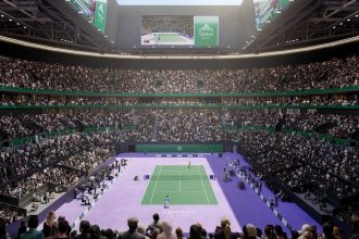 Arabia Saudita levanta su 'Wimbledon árabe' en pleno desierto (FOTOS, VIDEO)