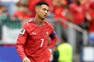 Sin remates al arco en el Mundial: Cristiano Ronaldo se convierte en meme