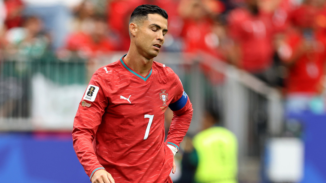 Sin remates al arco en el Mundial: Cristiano Ronaldo se convierte en meme