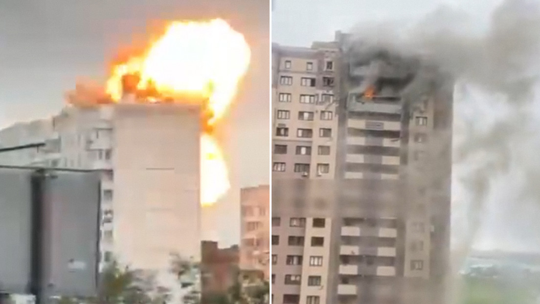 FUERTES VIDEOS: Drones ucranianos impactan en viviendas y objetivos civiles de Moscú y alrededores