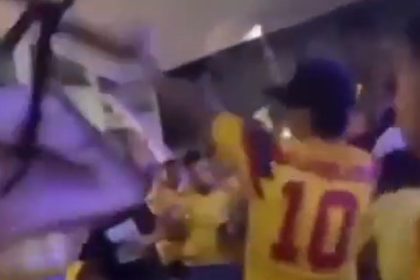 VIDEO: Trifulca por diferencias políticas se desata en bar tras victoria de Colombia en el Mundial