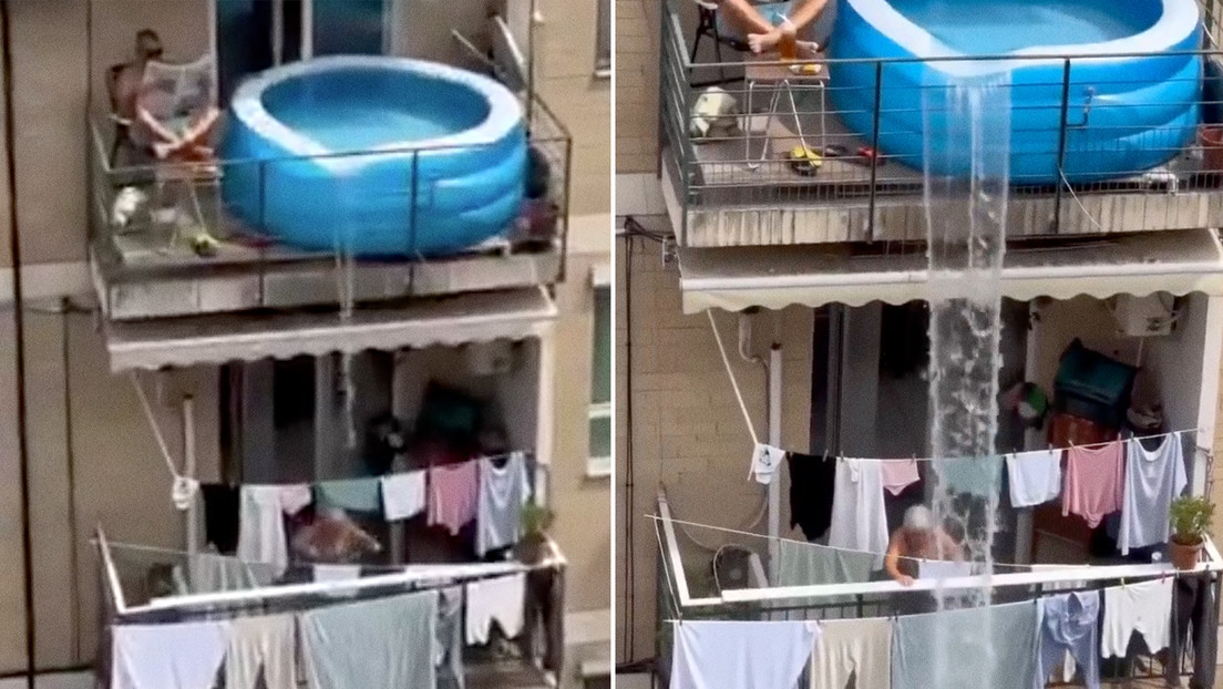 Verano en casa: ¿Confía mucho en la resistencia de su balcón o es un montaje de IA? (VIDEO)