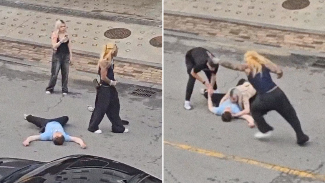 FUERTE VIDEO: Estadounidense ataca brutalmente a militares de las FF.AA. de EE.UU. en Corea del Sur