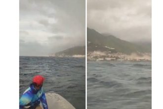 VIDEO: Pescadores viven en el mar el momento del terremoto en Venezuela