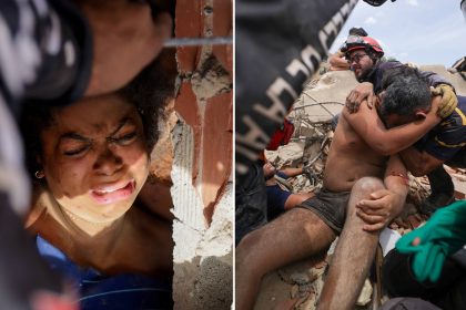 Esperanza en medio de la devastación: dramáticas FOTOS del rescate de sepultados en edificios derrumbados de La Guaira