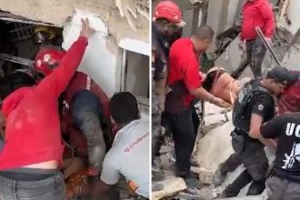 VIDEO: El conmovedor rescate de una niña tras varias horas bajo los escombros de un edificio