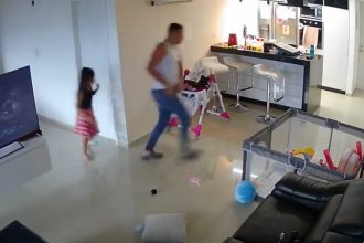 VIDEO: Padre e hija se salvan con apenas 10 segundos de anticipación tras recibir alerta sísmica en teléfono