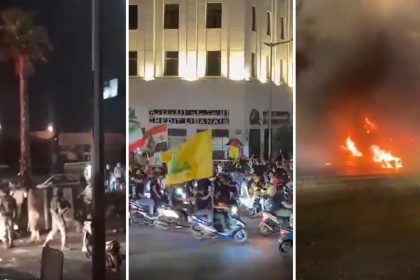 VIDEOS: Protestas masivas en el Líbano contra el acuerdo con Israel derivan en enfrentamientos con fuerzas del orden