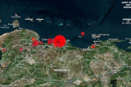 Nueva fuerte réplica sacude Venezuela