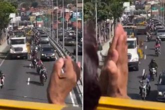 VIDEO: Convoy de maquinaria pesada llega a la zona cero del terremoto para salvar vidas en Venezuela