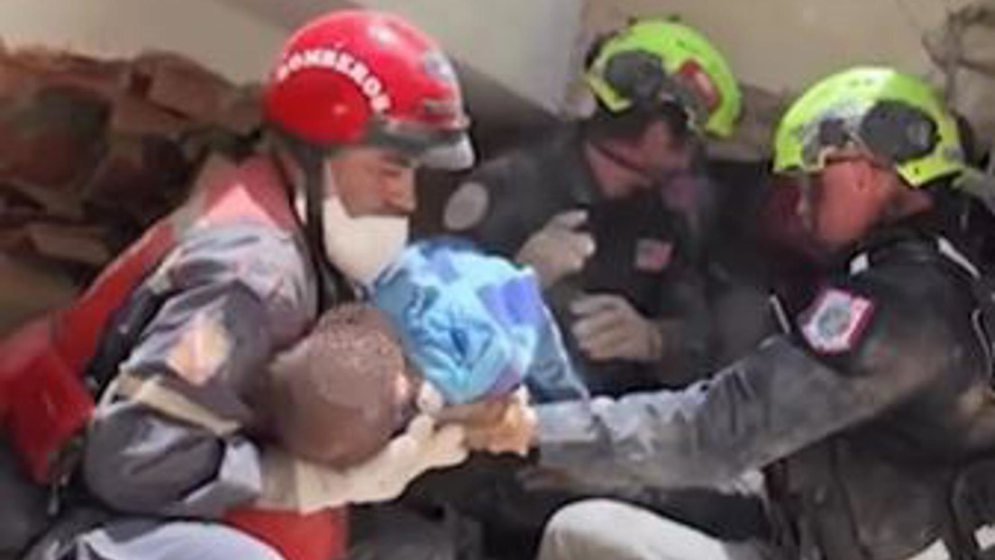 Trump publica el video del rescate de un niño en Venezuela por rescatistas de EE.UU.