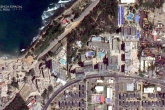 VISTA SATELITAL del antes y después de los potentes terremotos en Venezuela