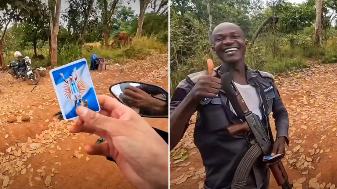 Messi, el truco infalible de un argentino para evitar problemas con militares en África (VIDEO)