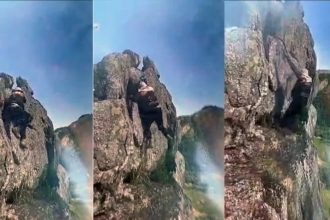 Excursionista muere luego de tomarse una foto en la cima de un acantilado (VIDEO)