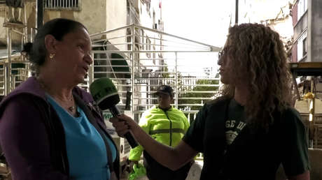 "Sería un milagro que esté viva": mujer espera que rescaten a su sobrina de entre los escombros en Venezuela